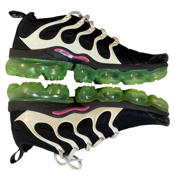 Nike Air VaporMax Plus Black Pink Volt Lime Green Mens 7.5 DM8121-001